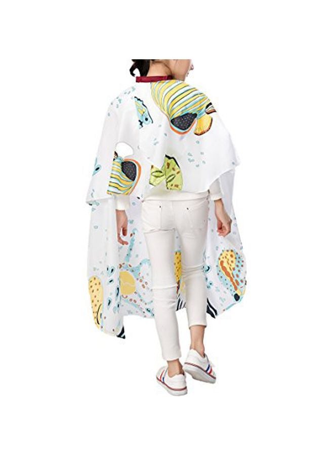 Waterproof Styling Capes Cloth White/Yellow/Orange