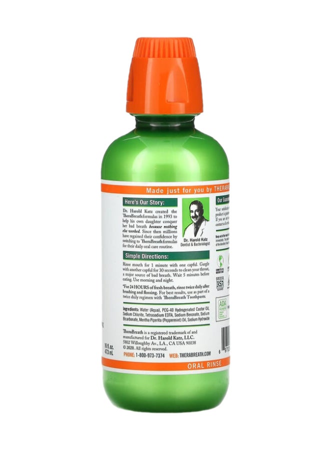 Fresh Breath Dentist Formulated Oral Rinse, Mild Mint, 16 Oz Packaging may vary 473ml