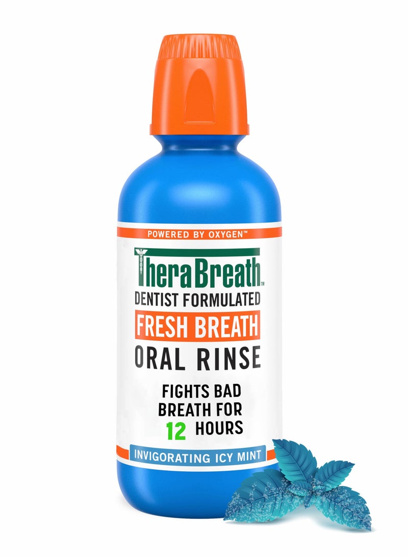 Fresh Breath Oral Rinse Invigorating ICY Mint Flavor 500 ml