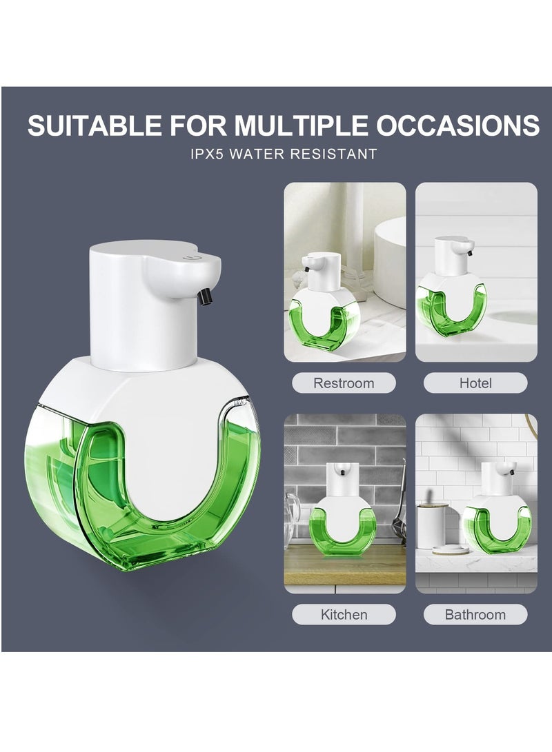 Automatic Foaming Soap Dispenser Touchless Rechargeable Hand Soap Dispenser 4-Level Adjustable Foam Volume  USB Rechargeable 420ML Wall Mount Soap Dispenser for Bathroom Kitchen