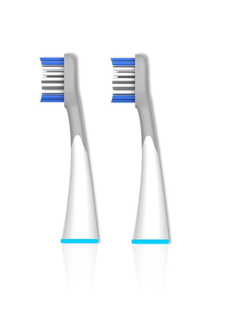 ONOSONIC D-D  Toothbrush Heads for ONOSONIC DX-1  Electric Toothbrush  Replacement Brush Heads with Gentle Bristles for Whiter Teeth and Healthy Gums Superior stains removal Recommended by Dentists