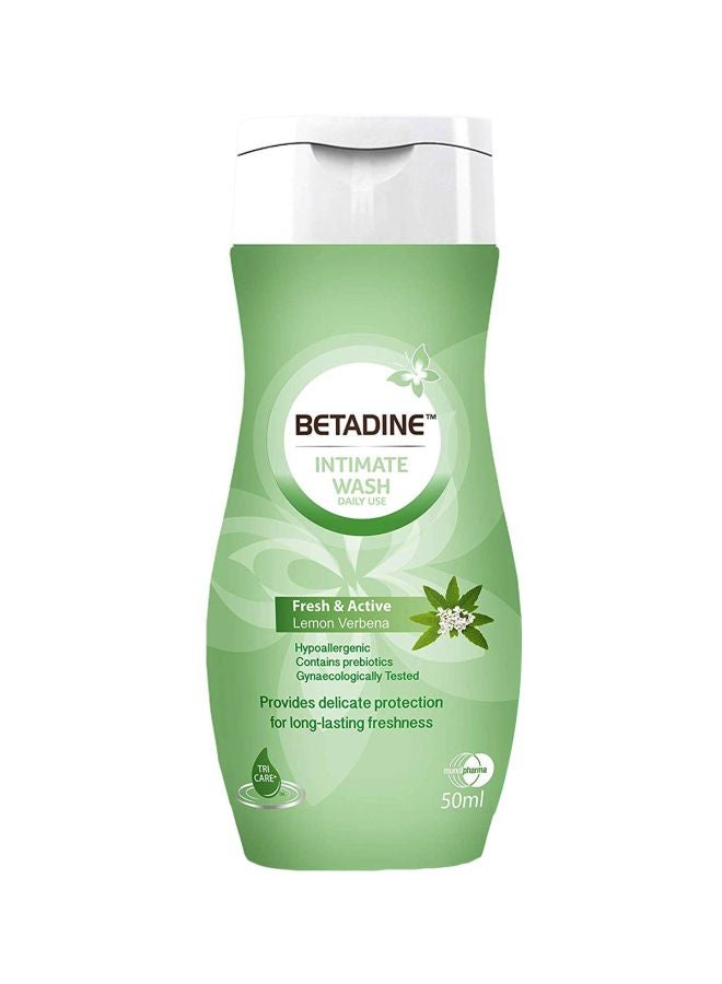 Intimate Wash Fresh And Active Lemon Verbena 50ml