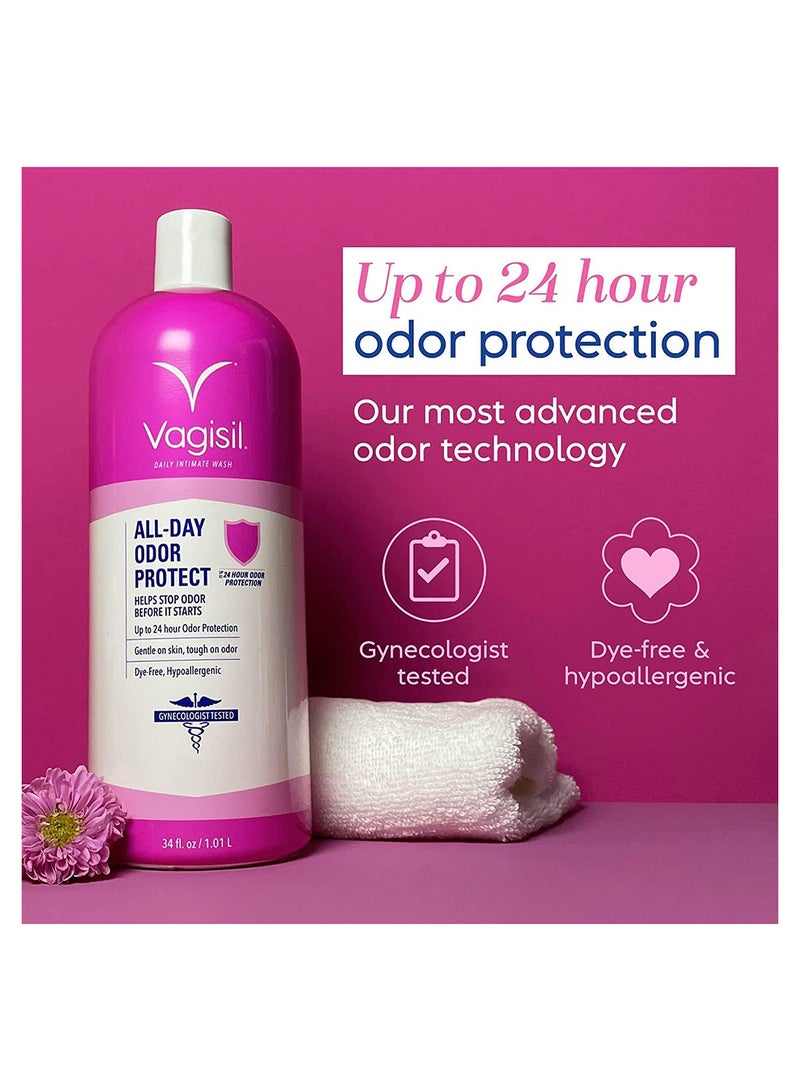 ALL Day Odor Protect Daily Intimate Feminine Wash For Women, 1.01 L