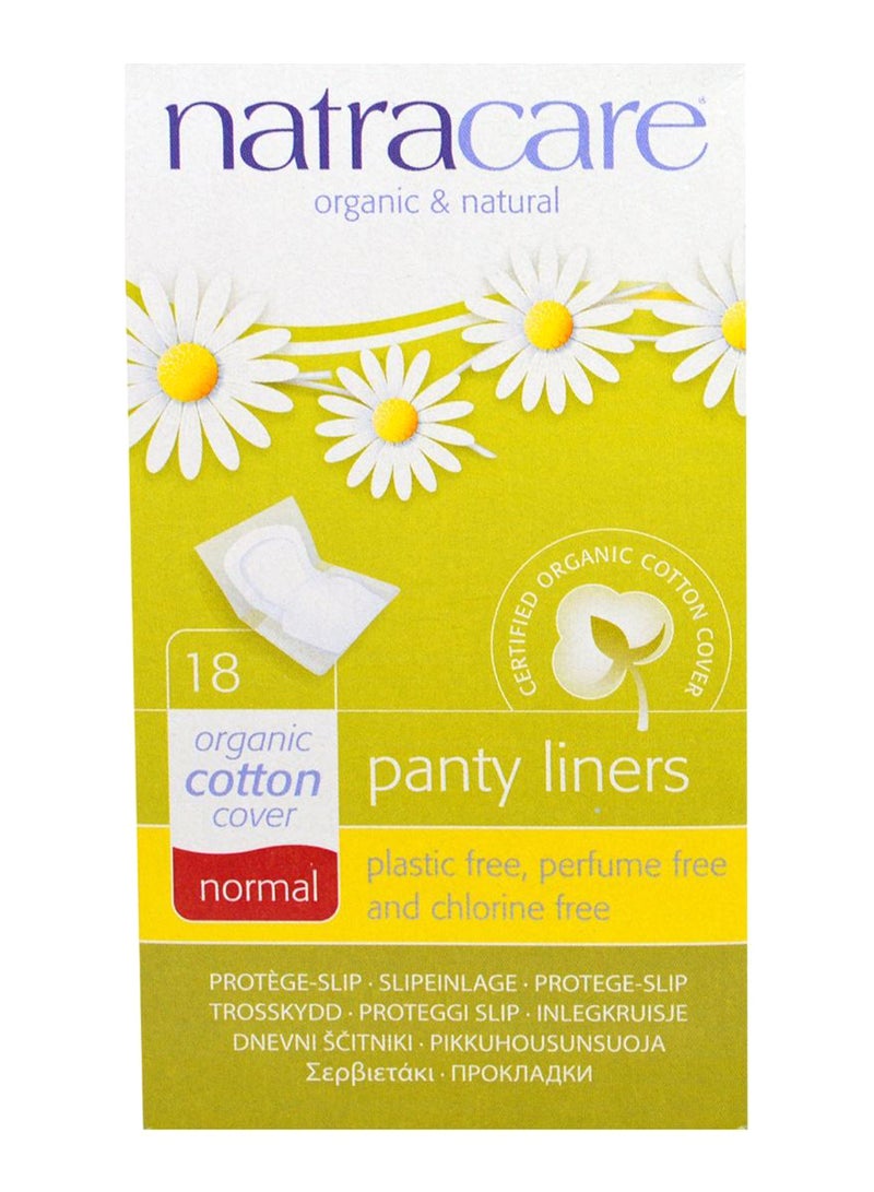 18-Piece Organic Panty Liner Normal Pad Set