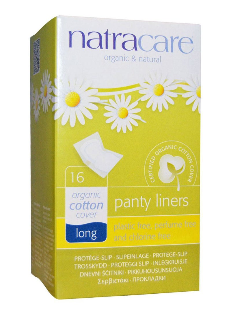 16-Piece Organic Panty Liner Long Pad Set