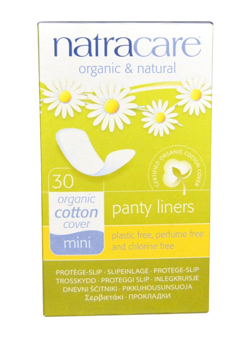 30-Piece Organic Panty Liner Mini Pad Set