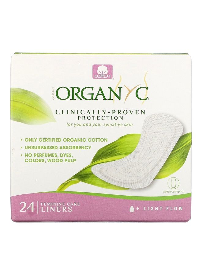 Cotton Folded Panty Liners Light Flow 24ml