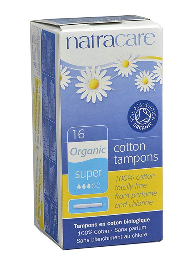 16-Piece Organic Super Tampon Set