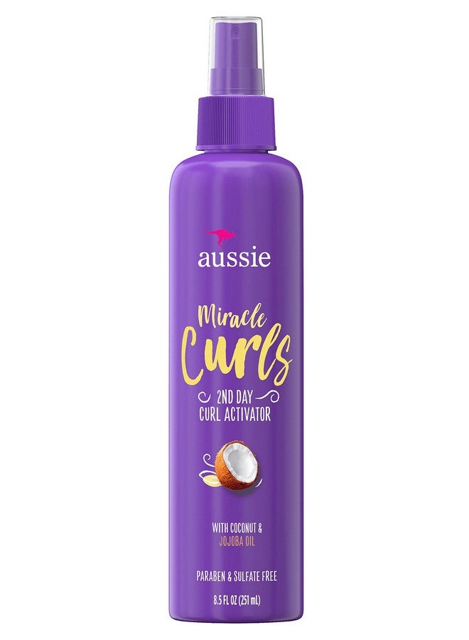 Miracle Curls 2Nd Day Curl Activator Coconut & Jojoba Oil 8.5 Fl Oz (Pack Of 2)