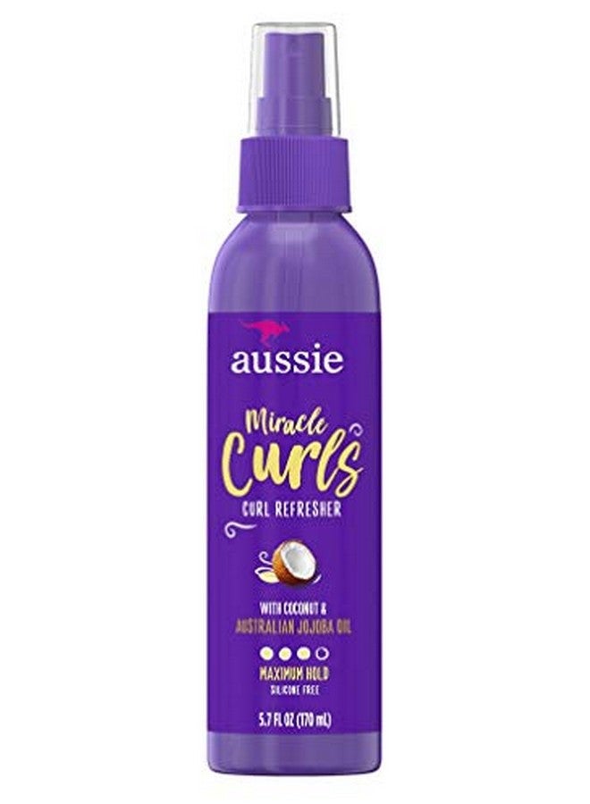 Miracle Curls Refresher 5.7 Ounce Pump (Maximum Hold) (170Ml) (3 Pack)