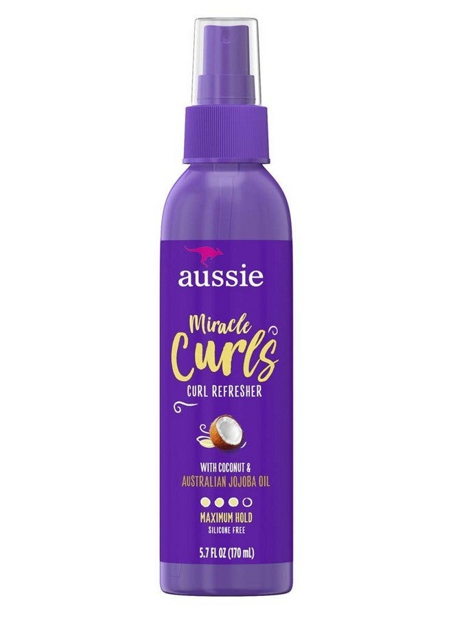 Miracle Curls Refresher 5.7 Ounce Pump (Maximum Hold) (170Ml) (3 Pack)