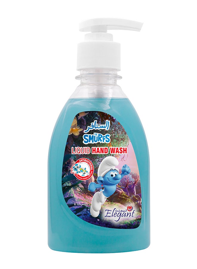 6-Piece The Smurfs Anti Bacterial Handwash Blue 250ml