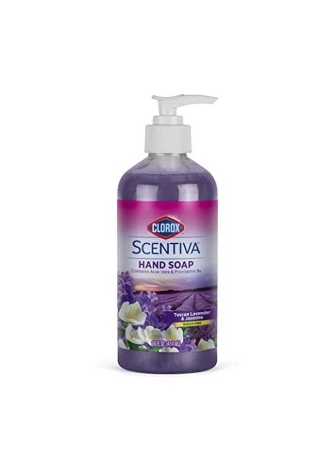 Scentiva Liquid Hand Soap 14 Oz Liquid Hand Wash With Aloe Vera Vitamin B5 Bleachfree Scented Hand Soap For Kitchen Or Bathroom Tuscan Lavender & Jasmine 1 Count