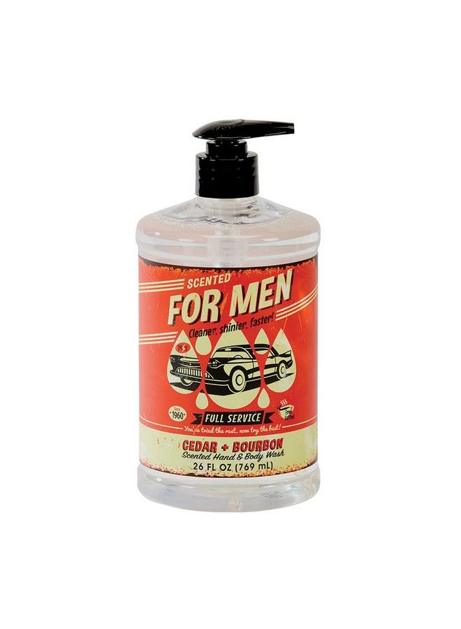 Scented For Men Cedar And Bourbon Hand And Body Wash