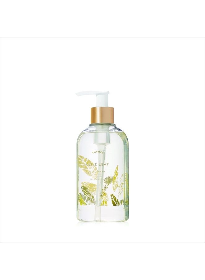 Olive Leaf Hand Wash - Liquid Hand Soap In Pump Bottle (8.25 Fl Oz)