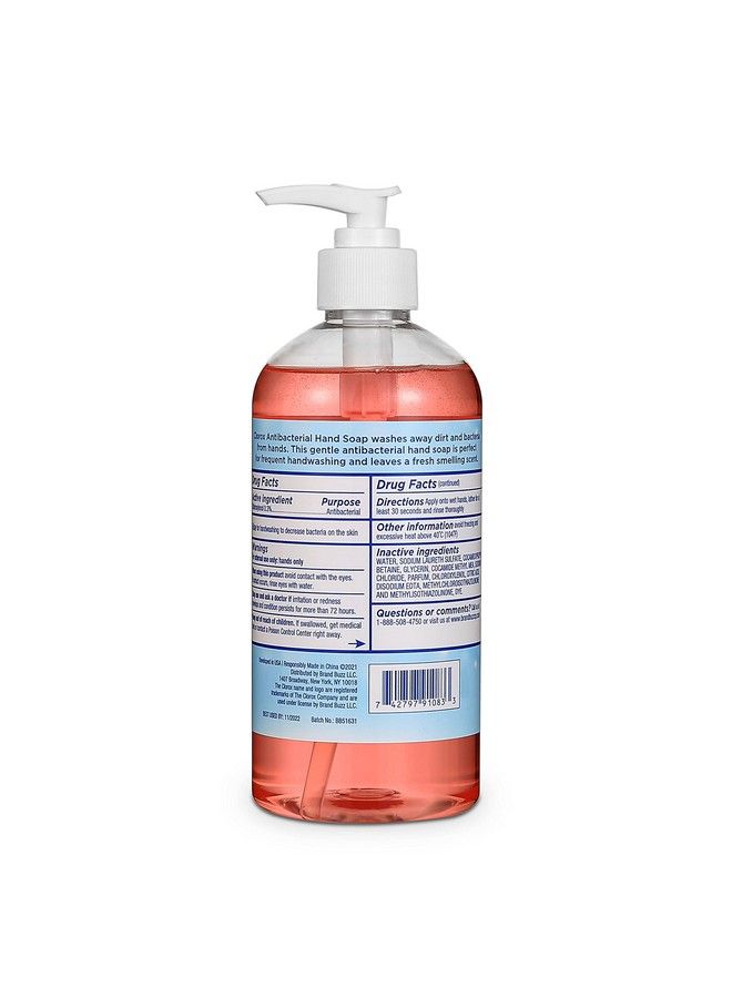 Clorox Liquid Hand Soap Pump Oz Hand Soap Liquid Hand Soap Eliminates Germs And Bacteria Soft On Hands Tough On Dirt Strawberry 16 Ounce Clorox Hand Soap Hand Wash Soft Soap Foam Soap