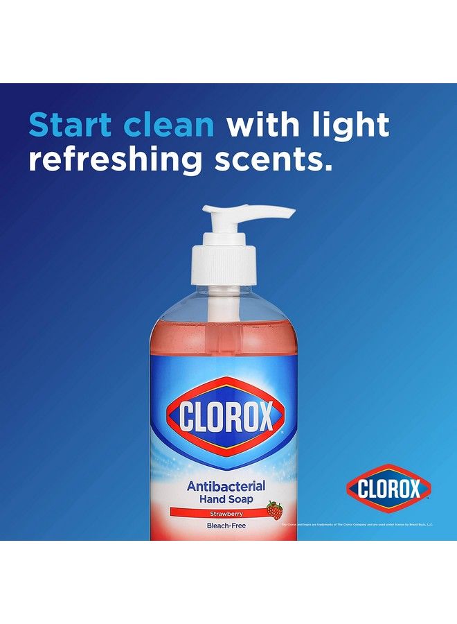 Clorox Liquid Hand Soap Pump Oz Hand Soap Liquid Hand Soap Eliminates Germs And Bacteria Soft On Hands Tough On Dirt Strawberry 16 Ounce Clorox Hand Soap Hand Wash Soft Soap Foam Soap