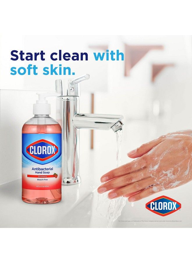 Clorox Liquid Hand Soap Pump Oz Hand Soap Liquid Hand Soap Eliminates Germs And Bacteria Soft On Hands Tough On Dirt Strawberry 16 Ounce Clorox Hand Soap Hand Wash Soft Soap Foam Soap