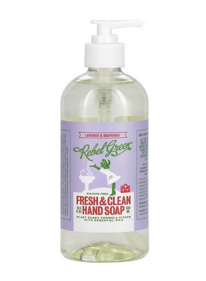 Fresh and Clean Hand Soap Lavender and Grapefruit 16.9 fl oz 500 ml