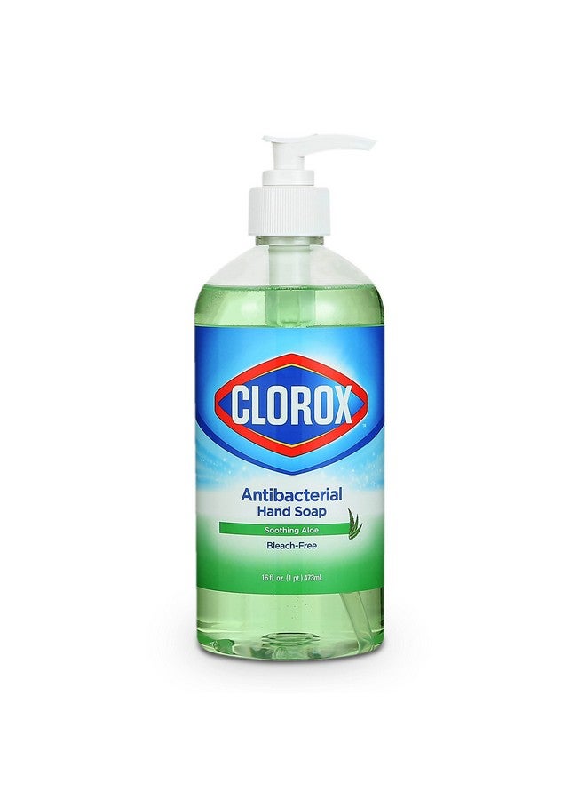 Clorox Liquid Hand Soap Pump16 Oz Soothing Aloe Antibacterial Hand Soapliquid Hand Soap Eliminates Dirt Soft On Hands Tough On Dirtclorox Hand Soap Bathroom Hand Soap Kitchen Soap