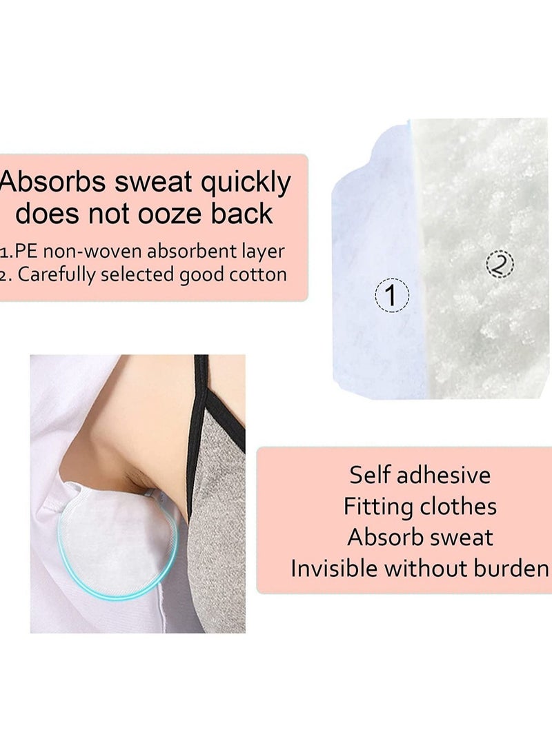 20 Pcs Sweat Pads Underarm Armpit Block for Sweating Women and Men Premium Shield Fight Hyperhidrosis,Comfortable Unflavored Disposable Underarm Pads Non Visible Dress Guards