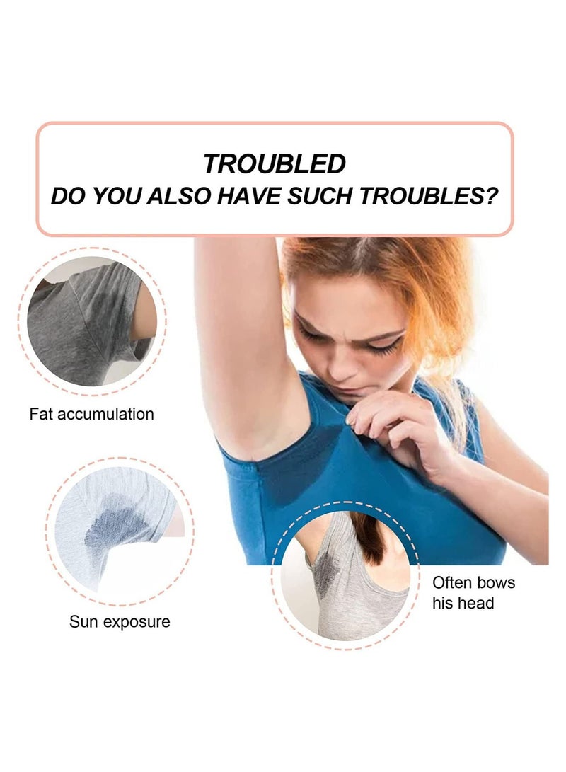 20 Pcs Sweat Pads Underarm Armpit Block for Sweating Women and Men Premium Shield Fight Hyperhidrosis,Comfortable Unflavored Disposable Underarm Pads Non Visible Dress Guards