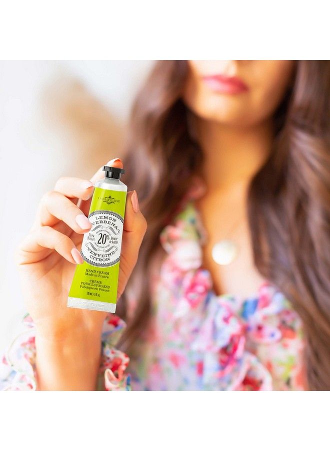 20% Shea Butter Hand Cream Lemon Verbena Organic Argan Oil Moisturizing Nourishing Repairing Hand Care Extra Rich Nongreasy Made In France Paraben Freetravel Size 1 Fl Oz