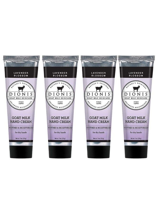 Goat Milk Skincare Lavender Blossom Scented Hand Cream (1 Oz) Set Of 4 Made In The Usa Crueltyfree And Parabenfree