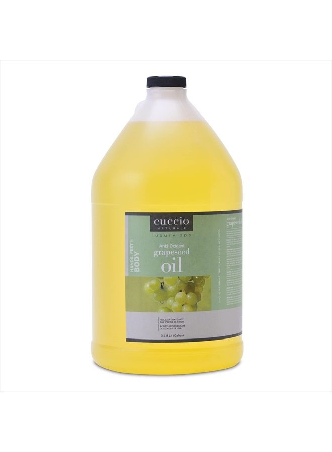 Naturale Anti-Oxidant Oil - Smoothing Moisture Repair For Dry, Cracked Skin Relief - Firming Oil to Reduce Fine Lines and Signs of Aging - Massage Treatment for Hands, Feet, and Body - 1 gal