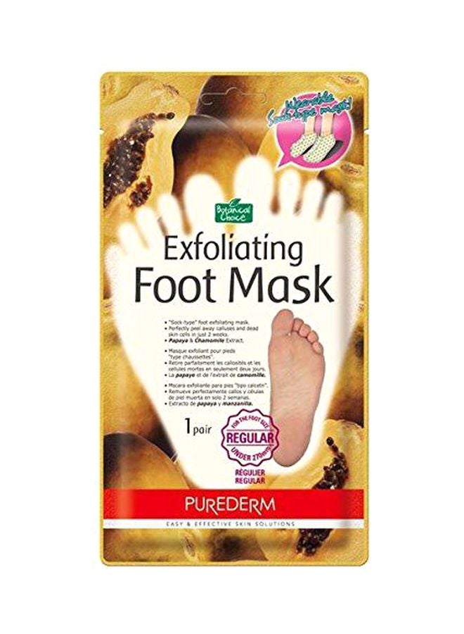 Pack Of 2 Exfoliating Foot Mask Multicolor 40ml