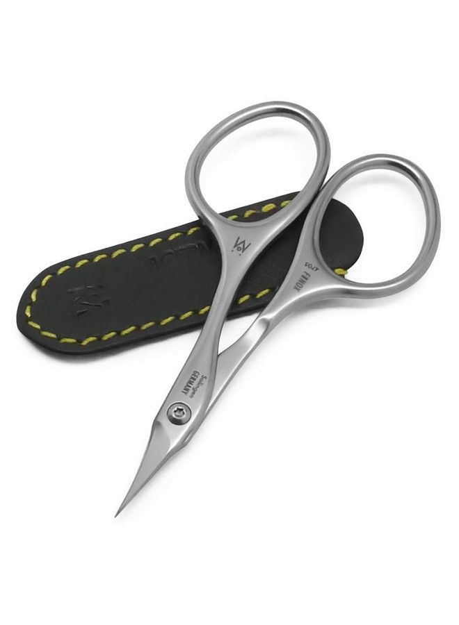 Tower Point Cuticle Scissors Finox Stainless Steel Professional Manicure Tools In Leather Case Ethically Made In Solingen Germany 4705