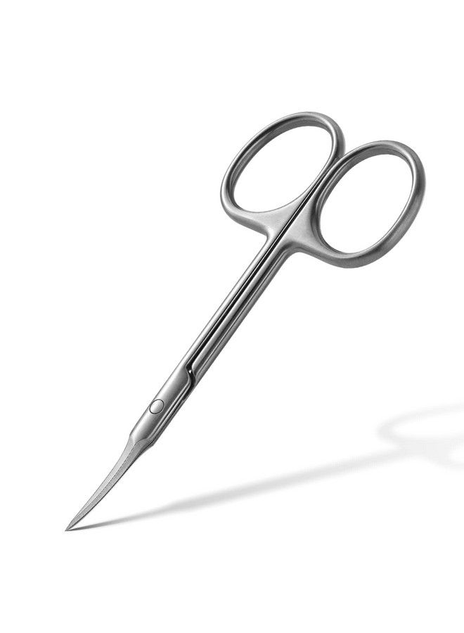 Extra Fine Curved Cuticle Scissors Super Thin Scissors For Cutical Care Only Professional Manicure Small Scissors Stainless Steel Cuticle Cutter 1 Pcs