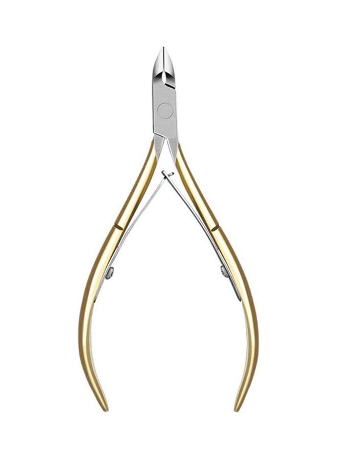 Nail Clipper Stainless Steel Cuticle Nipper Professional Remover Scissors Finger Care Golden/Silver