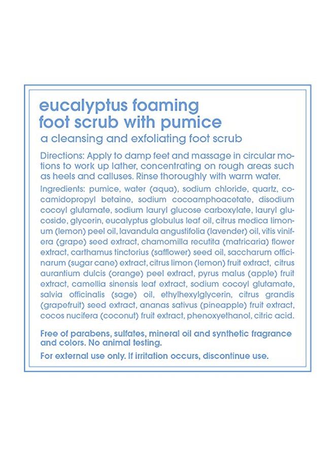 Foaming Foot Scrub With Pumice Multicolour