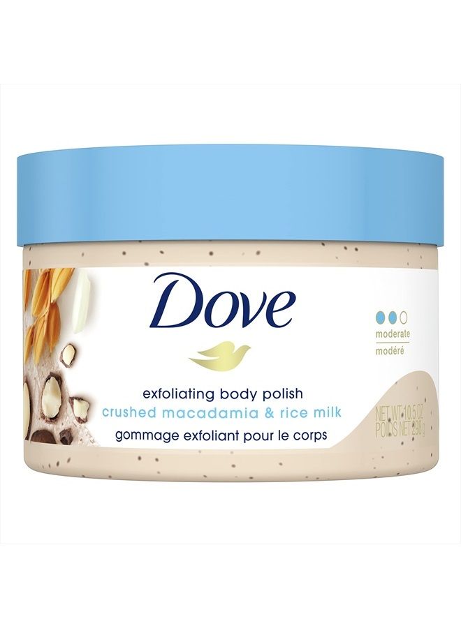 Scrub Macadamia & Rice Milk Reveals Visibly Smoother Skin Body Scrub That Nourishes Skin 10.5 oz