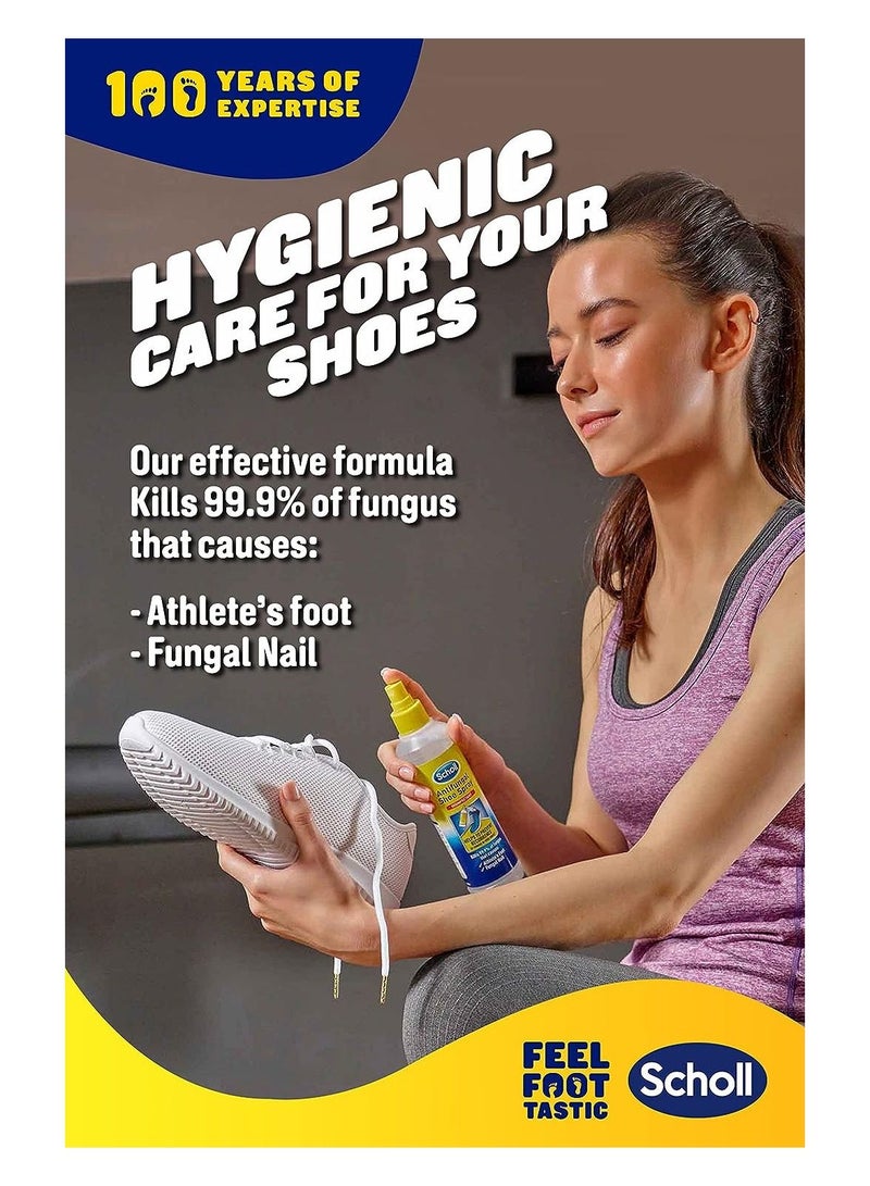 Scholl Antifungal Shoe Spray Disinfectant, 250 ml