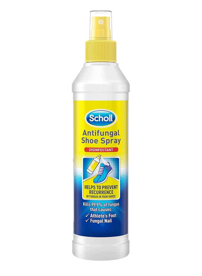 Scholl Antifungal Shoe Spray Disinfectant, 250 ml