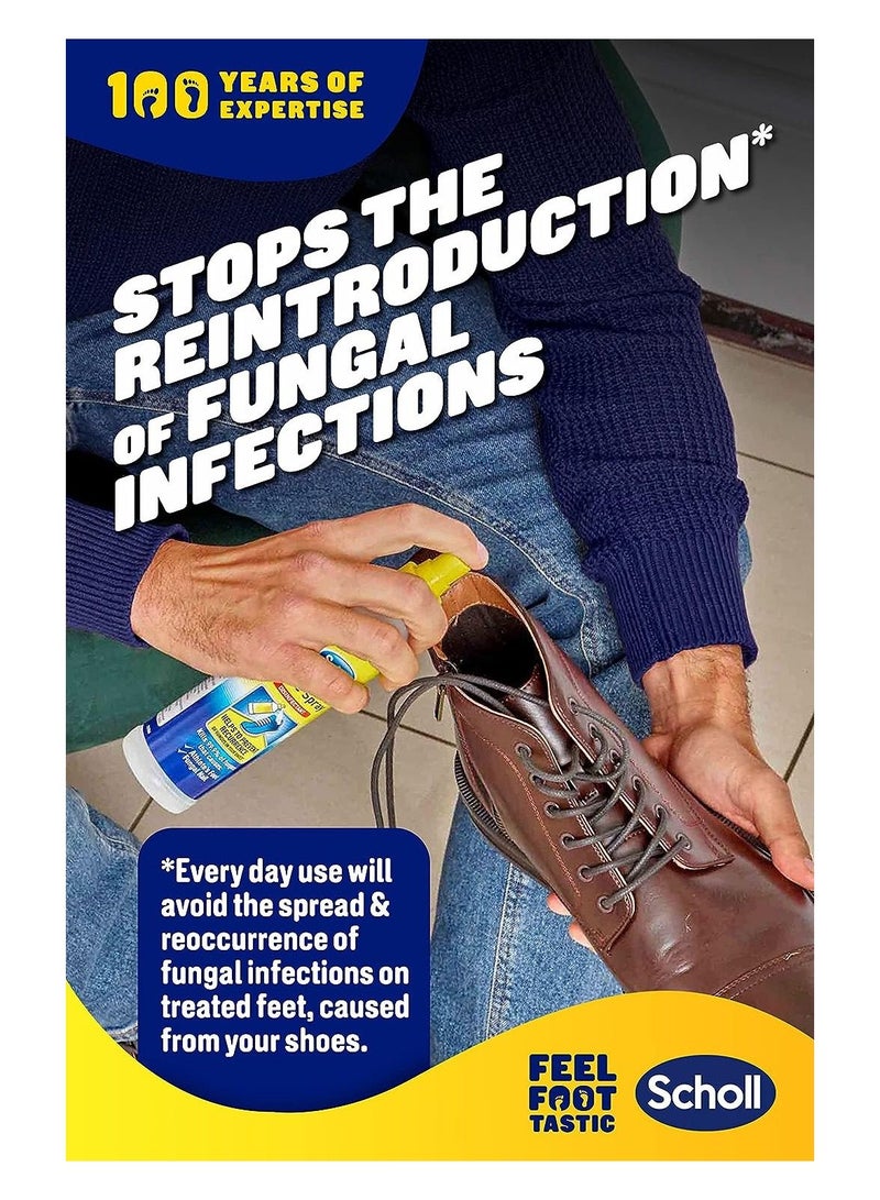 Scholl Antifungal Shoe Spray Disinfectant, 250 ml