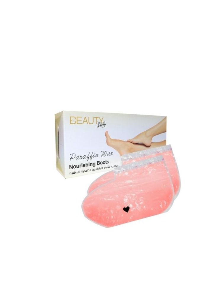 Beauty Palm Foot Paraffin Wax Peach 6 Pairs