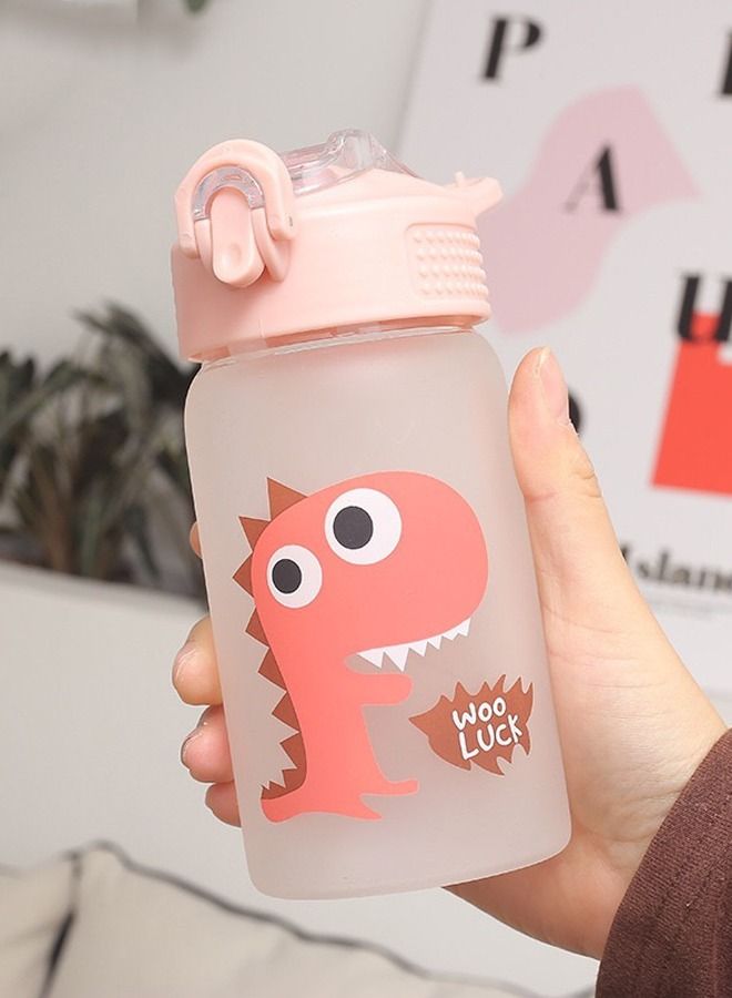 350ml Cute Creative Cups Portable Colorful Drinkware Glass Water Bottle