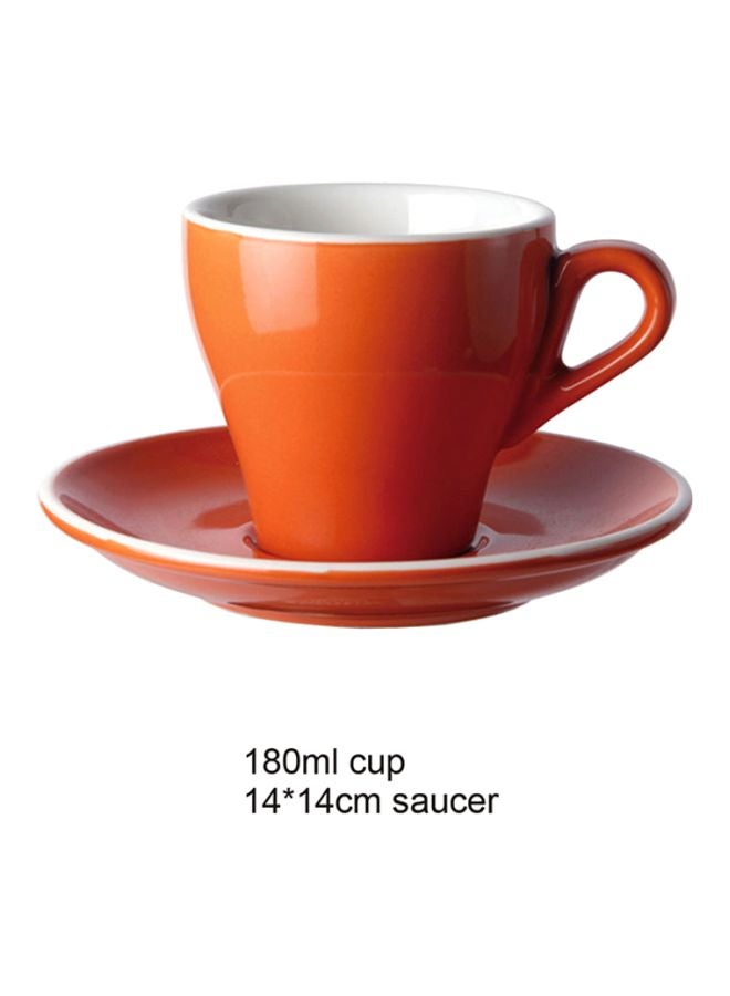 Coloured Glaze Orange 8.5x6x6cm