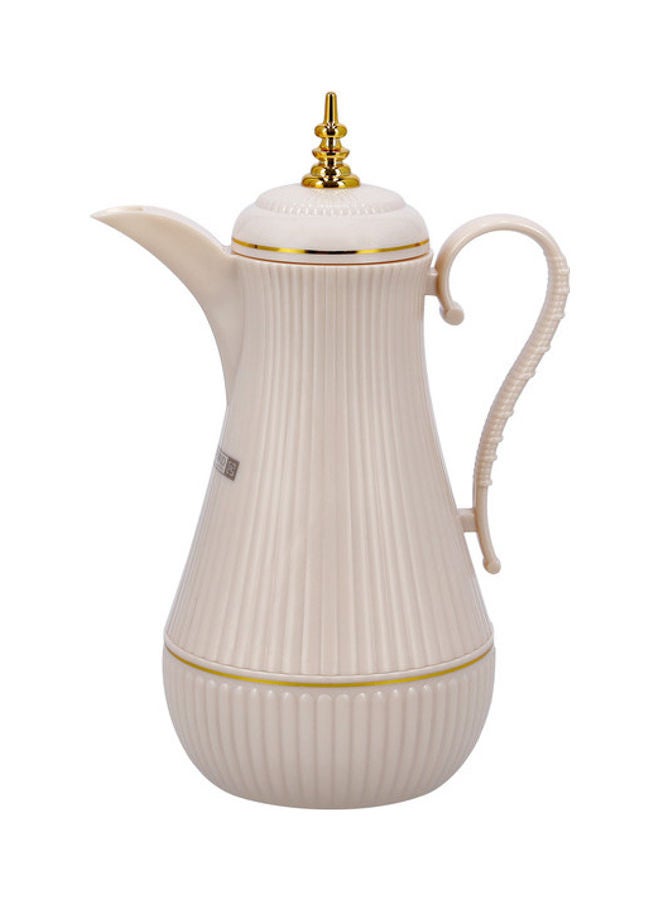 Daaria Double Wall Vacuum Flask Beige 1Liters