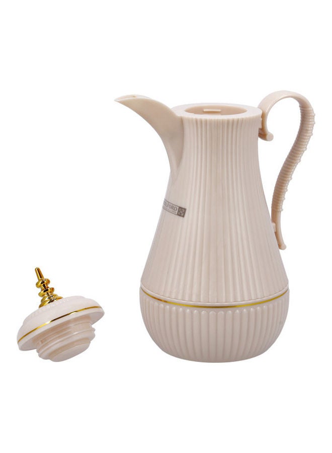 Daaria Double Wall Vacuum Flask Beige 1Liters