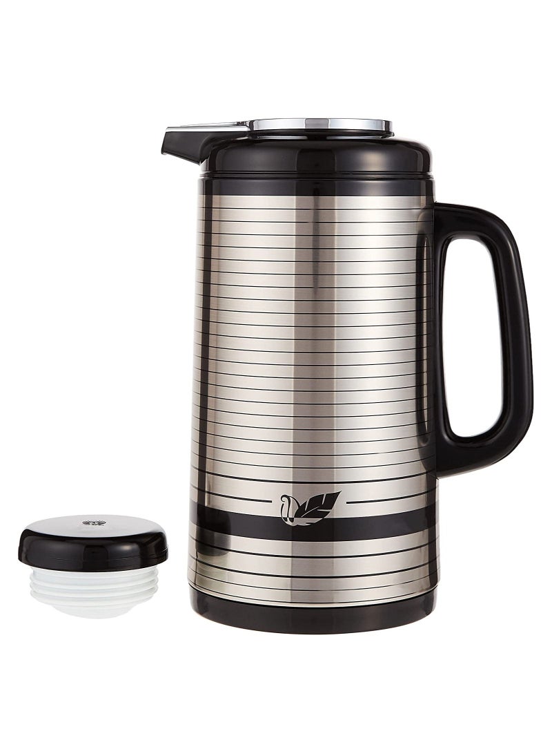 Vacuum Flask Made in Japan Thermos 1.0 Ltr Black