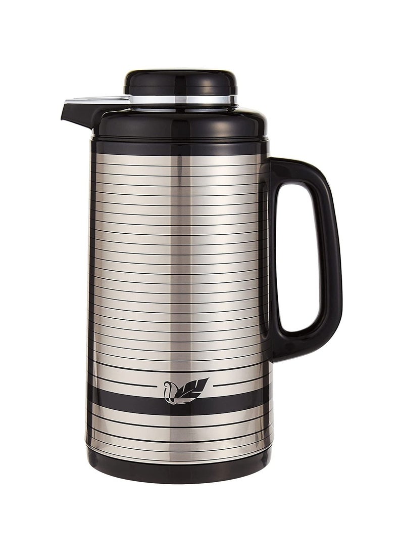 Vacuum Flask Made in Japan Thermos 1.0 Ltr Black
