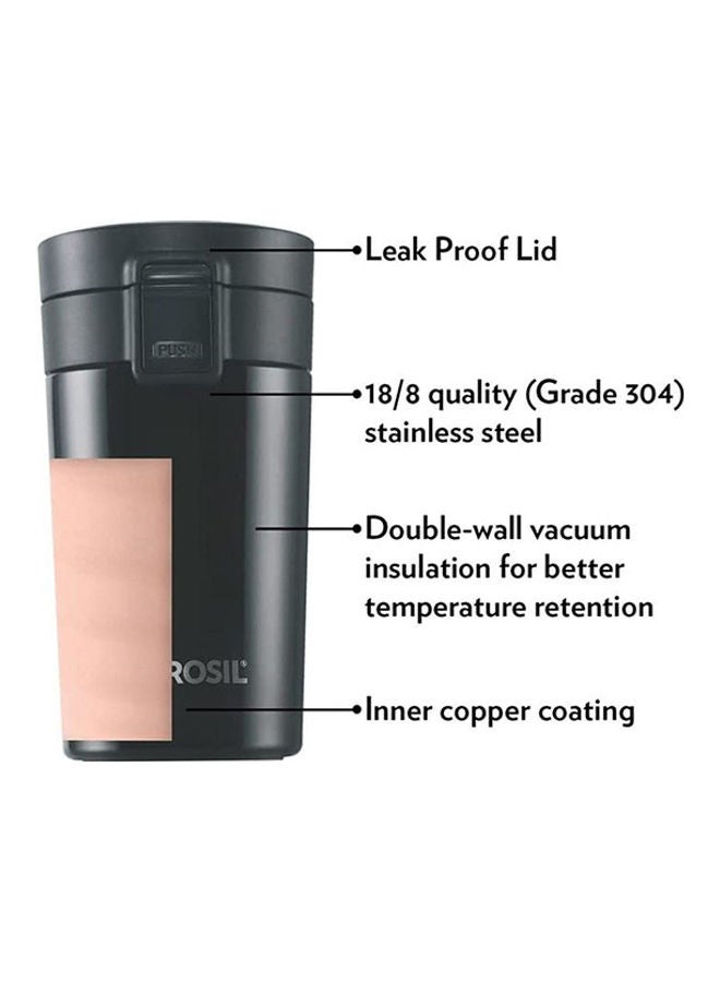 Borosil Vaccum Coffeemate Mug Black