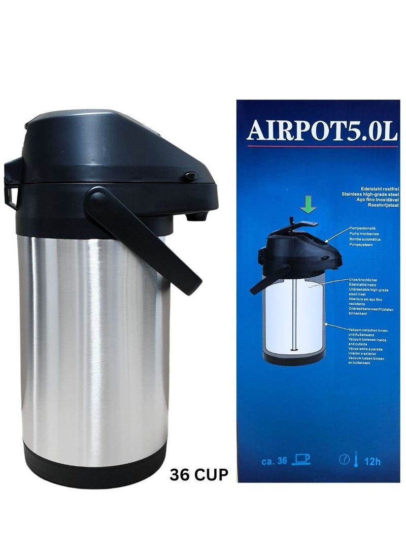 ARTC Durable Heat Preservation Insulation Thermal Jug  and Airpot Vacuum Flask for Kids and Adults 4L Home Kitchen Use