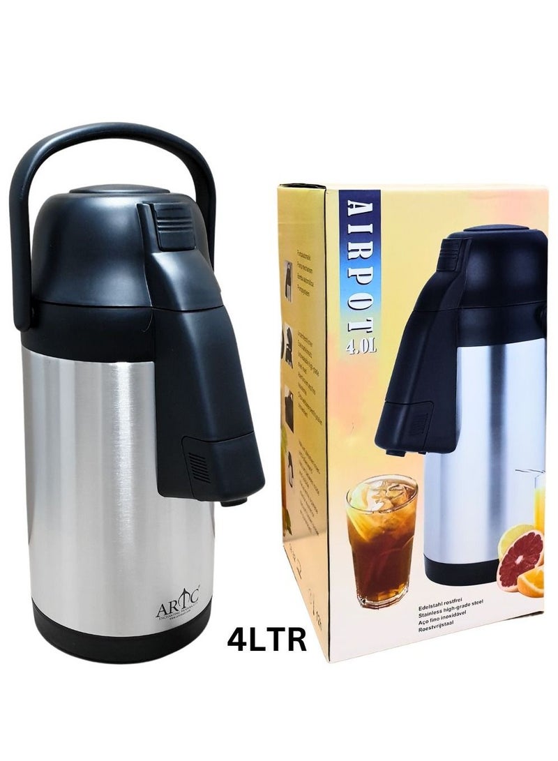 ARTC HTH Durable Heat Preservation Insulation Thermal Jug  and Airpot Vacuum Flask for Kids and Adults 4L Home Kitchen Use