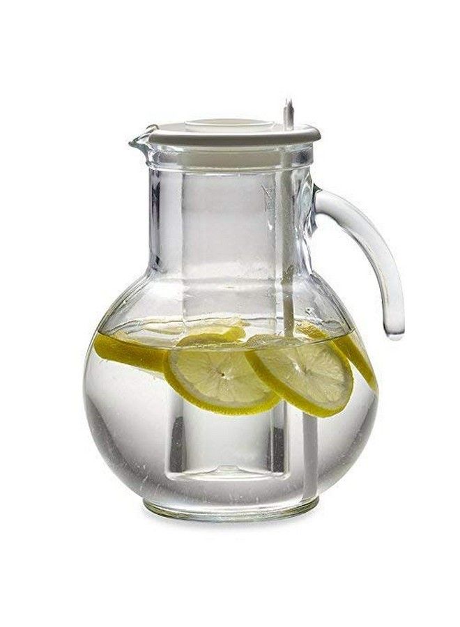 Kufra Glass Pitcher With Ice Container And Lid 72 3/4 Oz