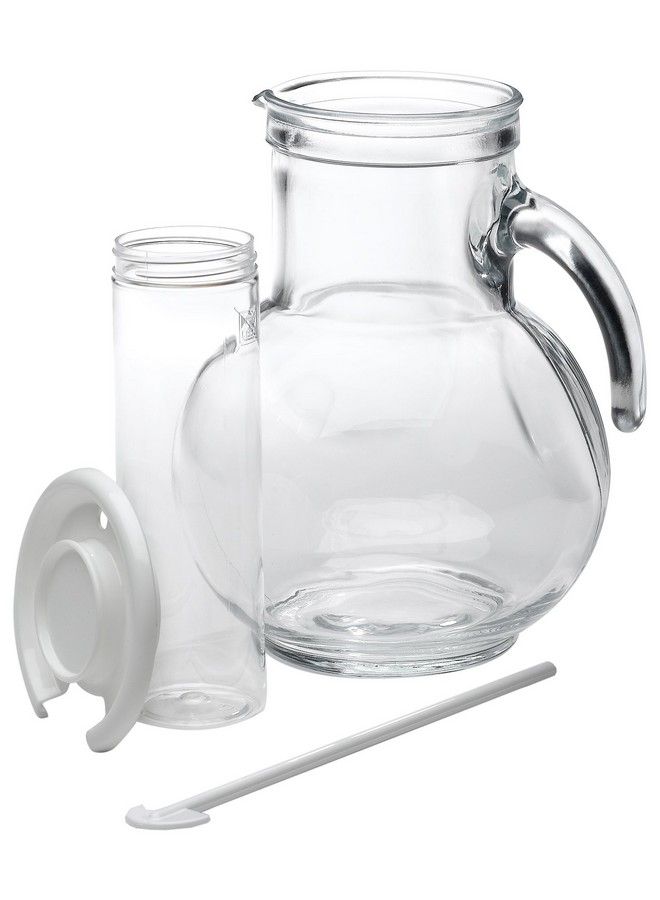 Kufra Glass Pitcher With Ice Container And Lid 72 3/4 Oz